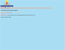 Tablet Screenshot of canyonero.com